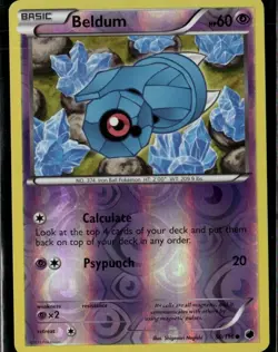 Beldum Common Plasma Freeze 50/116 Reverse Holo Pokemon Card - Image 1