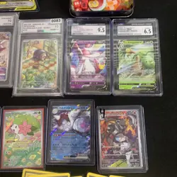 Pokemon Chest Tin w/ Bulk, Holos, EX, & Accessories (Read!) ✨Graded Cards!!! - Image 3