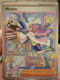 Pokemon TCG Miriam Scarlet & Violet Base Set Holo Special Trainer Card 251/198 - Image 1