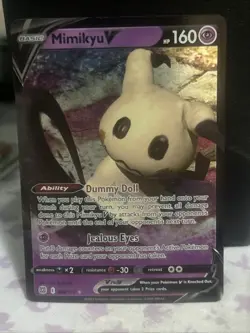 Mimikyu V #68/172 Pokemon TCG Card SWSH Brilliant Stars Ultra Rare NM ✨ - Image 1