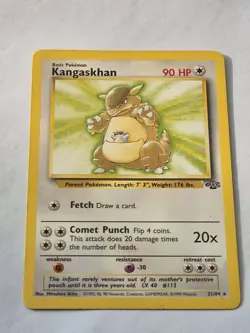 Kangaskhan 21/64 Non Holo Rare - Jungle - WOTC Vintage 1999 Pokemon TCG Card - Image 1
