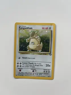 Pokemon TCG Vintage Kangaskhan Holo Card WOTC Jungle 5/64 - Image 1