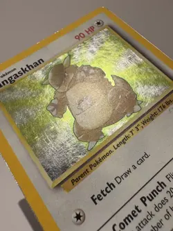 LP Pokemon TCG Kangaskhan 5/64 Jungle Set Holo Rare 1999 WOTC vintage - Image 4