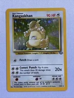 Pokemon TCG Jungle Unlimited 5/64 Kangaskhan Holo Rare - Image 1