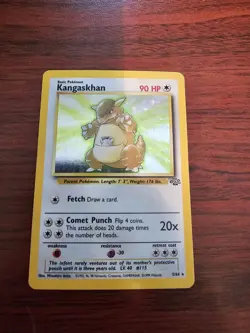Pokemon TCG Kangaskhan 05/64 Jungle Set Holo - Image 1