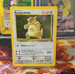 Kangaskhan 5/64 Holo Rare Jungle WOTC Pokemon TCG - Image 1
