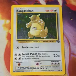 Kangaskhan 5/64 Holo Rare Jungle WOTC Pokemon TCG - Image 2