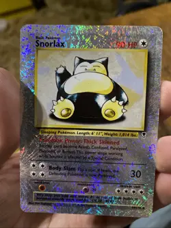 Pokemon TCG Snorlax Legendary Collection Reverse Holo Card 64/110 HP - Image 1