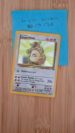 Kangaskhan 5/64 - Jungle Holo Rare Pokemon TCG WOTC - Image 1
