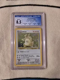 Pokemon Kangaskhan Holo Jungle Set 1999 WOTC 5/64 TCG - CGC 8.5 NM/MINT+ - Image 4