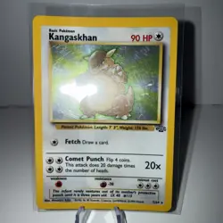 Pokemon TCG Kangaskhan Jungle Holo Card 5/64 Unlimited Rare NM/LP Condition - Image 1