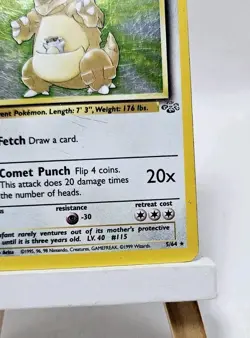 Kangaskhan 5/64 - Holo Rare - Jungle WOTC - Unlimited - LP - Pokemon TCG - Image 5