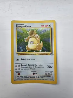 Pokemon TCG Kangaskhan Jungle 5/64 Holo Unlimited Holo Rare - Image 1