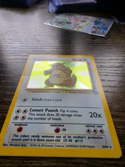 Pokemon TCG Kangaskhan Jungle Holo Card 5/64 Unlimited Rare HP - Image 2