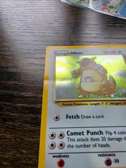 Pokemon TCG Kangaskhan Jungle Holo Card 5/64 Unlimited Rare HP - Image 3