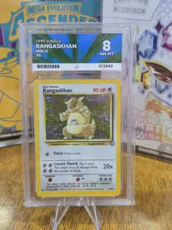 Kangaskhan 1999 Pokemon TCG Holo Rare Card 05/64 Jungle Ace Grade 8 - Image 1