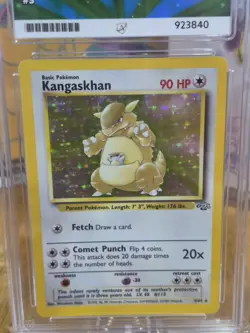Kangaskhan 1999 Pokemon TCG Holo Rare Card 05/64 Jungle Ace Grade 8 - Image 2