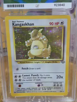Kangaskhan 1999 Pokemon TCG Holo Rare Card 05/64 Jungle Ace Grade 8 - Image 3