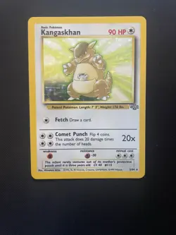 Pokemon TCG Kangaskhan Jungle Holo Card 5/64 - Image 1