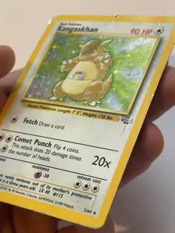 Pokemon TCG Jungle Kangaskhan 5/64 Holo Rare Unlimited 90 HP English 1999 - Image 2