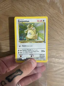 Pokemon TCG Kangaskhan HOLO Jungle 5/64 MP Vintage Wotc - Image 1