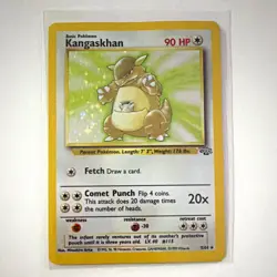 WOTC Pokemon TCG Kangaskhan 5/64 Jungle Holo Rare 1999 English 90 HP - Image 1