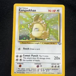 Pokemon TCG Kangaskhan Jungle 5/64 Holo Unlimited Holo Rare - Image 1