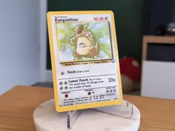 Pokemon TCG Kangaskhan Jungle Holo Card 5/64 HP vintage - Image 1