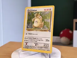 Pokemon TCG Kangaskhan Jungle Holo Card 5/64 HP vintage - Image 2