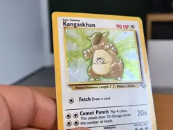 Pokemon TCG Kangaskhan Jungle Holo Card 5/64 HP vintage - Image 3