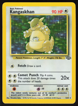 Pokemon TCG - Jungle - Kangaskhan 5/64 Holo - P - Image 1