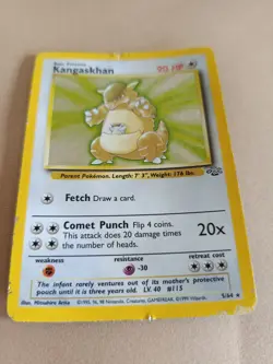 Pokemon TCG Jungle Kangaskhan Card 5/64 Rare Holo Vintage 1999 WOTC - HP - Image 1