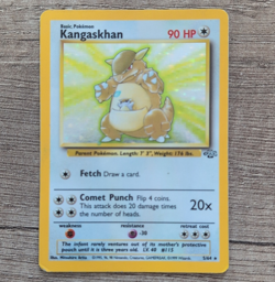 Pokemon TCG Kangaskhan Jungle 5/64 Holo Rare Card 1999 English Unlimited - Image 1