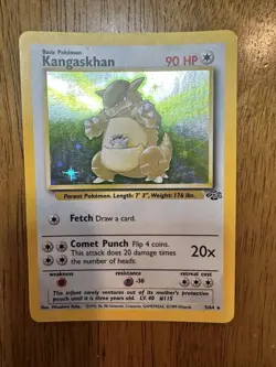 Pokemon TCG Kangaskhan Holo Rare Jungle 5/64 1999 WoTC - Image 1