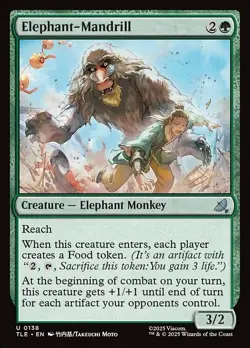 Elephant-Mandrill [TLE] #138 NM MTG - Image 1