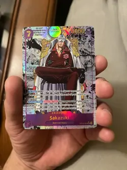 Sakazuki OP16-065 Manga Alt Art SR One Piece TCG The Time of Battle English - Image 1