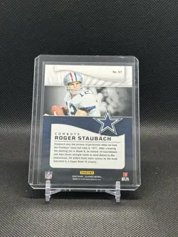 Panini 2024 Illusions Trophy Green Roger Staubach Cowboys /75 # 97 - Image 2
