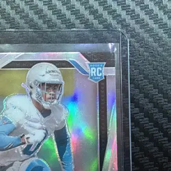 2024 Panini Prizm Terrion Arnold RC Rookie Silver Prizm #389 Detroit Lions - Image 4