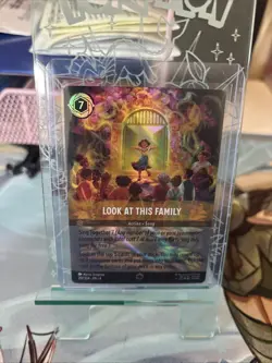 Lorcana Enchanted Look at This Family 217/204 Ursula's Return Disney TCG Card - Image 1