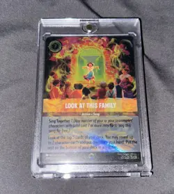 Lorcana Enchanted Look at This Family 217/204 Ursula's Return Disney TCG Card - Image 1