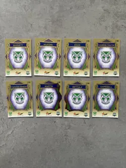 2026 NRL League Heroes Luminous Gold New Zealand Warriors Bundle x 8 - Image 2