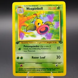 Weepinbell 48/64 1st Edition Uncommon Jungle Pokemon TCG LP-NM - Image 1