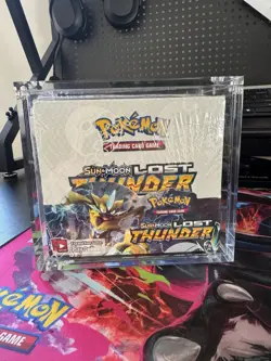 Pokemon TCG Sun & Moon Lost Thunder Booster Display Box Factory Sealed 36 Packs - Image 1