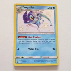 Pokemon TCG Frogadier SV12/SV94 Hidden Fates Shiny Vault - Image 1