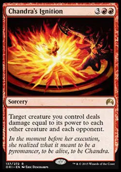 MTG CHANDRA's IGNITION EXC - SCINTILLA DI CHANDRA - ORI - MAGIC - Image 1