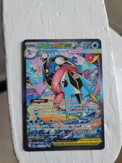Mega Greninja ex 116/086 SIR Pokemon Chaos Rising Special Illustration Rare NM - Image 1