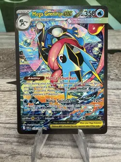 Mega Greninja EX 116/086 SIR - Chaos Rising - Special Illustration Rare Pokemon - Image 1