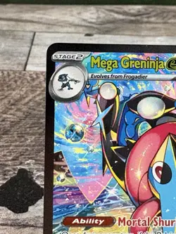 Mega Greninja EX 116/086 SIR - Chaos Rising - Special Illustration Rare Pokemon - Image 2