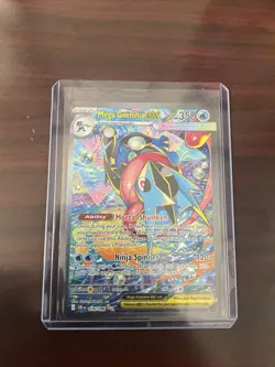 Pokemon Chaos Rising Mega Greninja EX 116/086 Special Illustration Rare SIR - Image 3