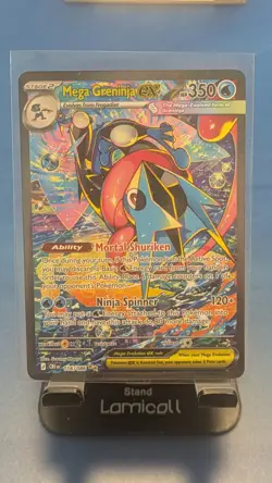 Pokemon Chaos Rising Mega Greninja EX 116/086 Special Illustration Rare SIR - Image 1